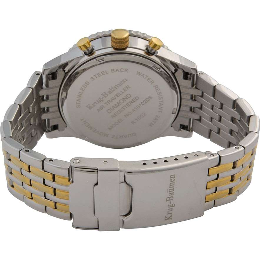 Opens @ R1 - Retail: £775/ R14,975.00 Krug-Baumen Mens Air Explorer Diamond Limited Edition Watch