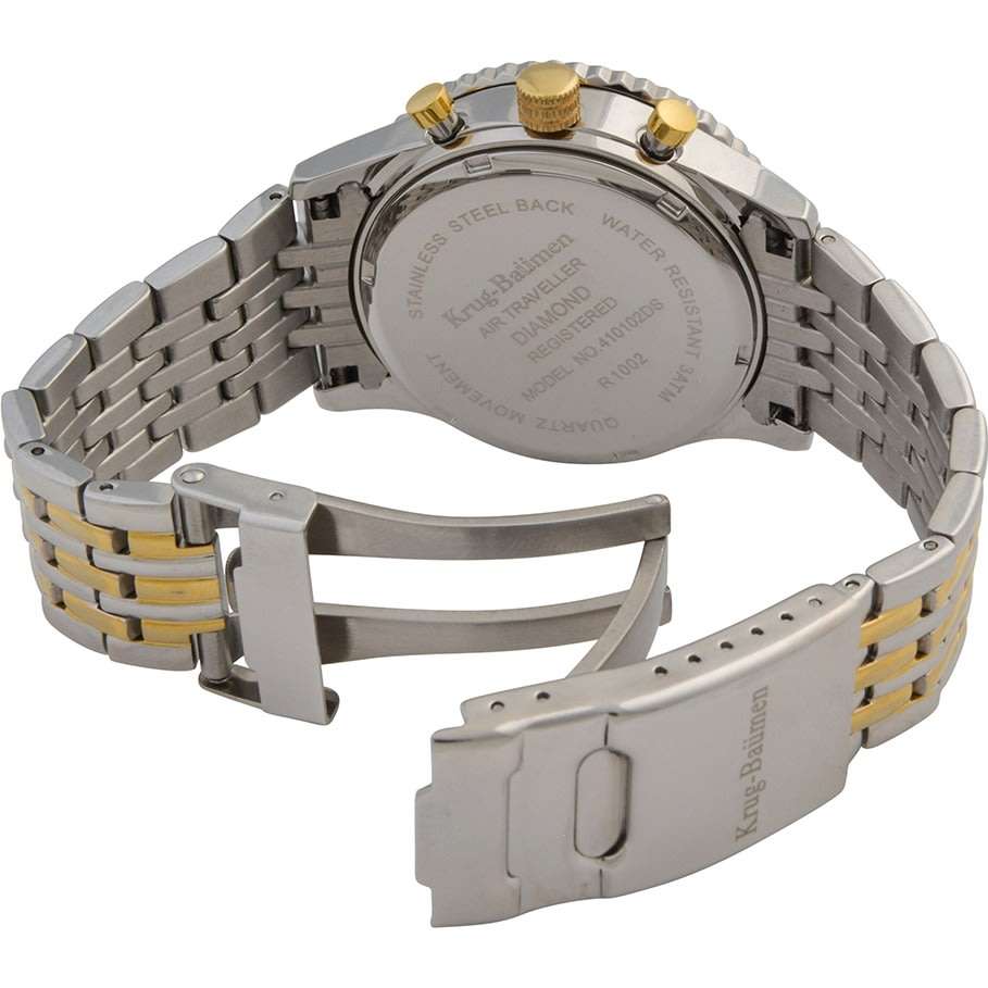 Opens @ R1 - Retail: £775/ R14,975.00 Krug-Baumen Mens Air Explorer Diamond Limited Edition Watch