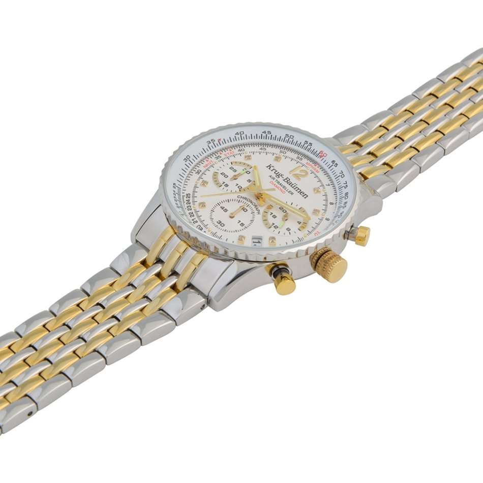 Opens @ R1 - Retail: £775/ R14,975.00 Krug-Baumen Mens Air Explorer Diamond Limited Edition Watch
