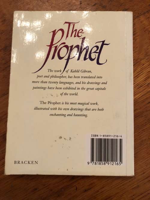 The Prophet - Kahlil Gibran