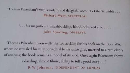 THE SCRAMBLE FOR AFRICA