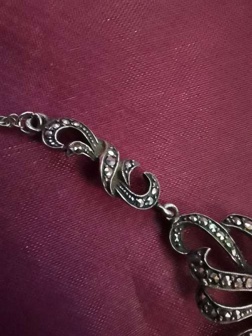 Beautiful Sterling silver 50s necklace