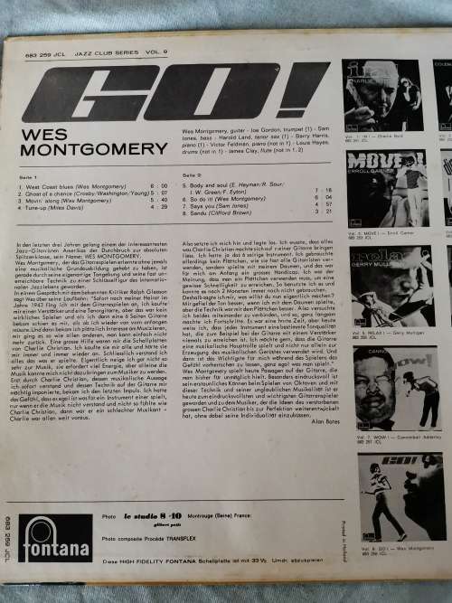 Wes Montgomery Vinyl