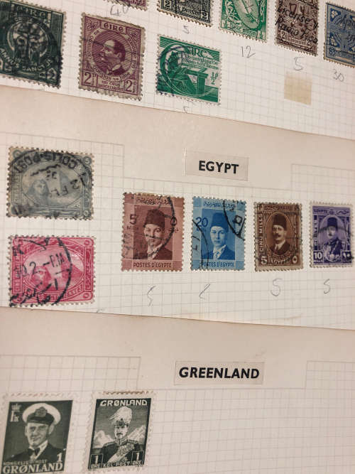 Ireland / Egypt / Greenland Stamps