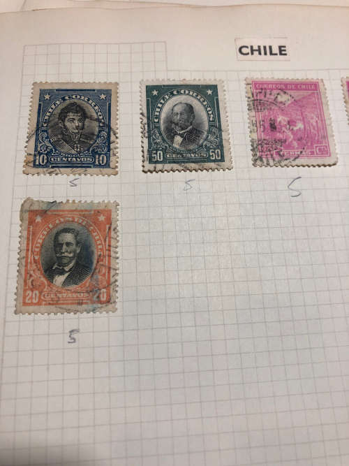 Chile Stamp Collection