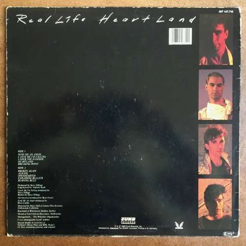 Real Life - Heartland LP/Album (1983 German Import) VG+/VG