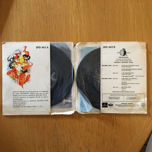 Beatles - Magical Mystery Tour 2x7`/EP (1967 Zim press) VG/G