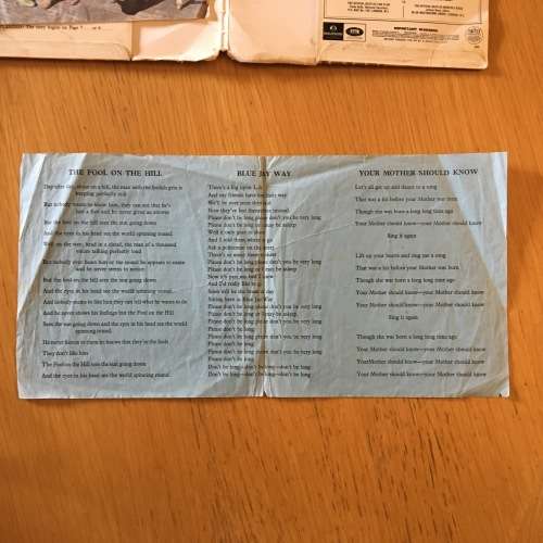 Beatles - Magical Mystery Tour 2x7`/EP (1967 Zim press) VG/G