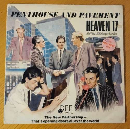 Heaven 17 - Penthouse & Pavement LP/Album (1981 SA press) VG/VG