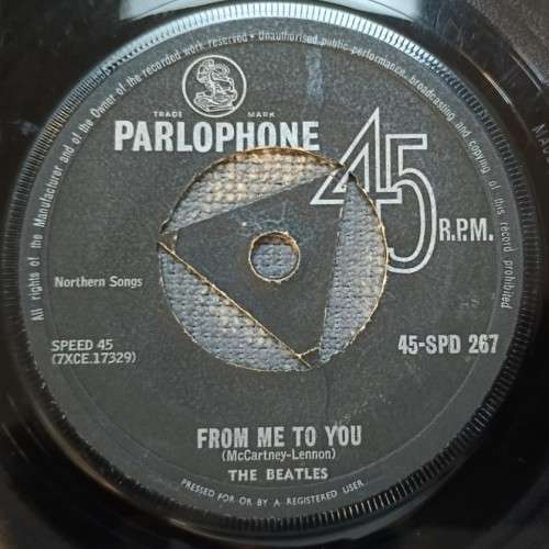 The Beatles - From Me To You 7`/single (1963 Zim press) VG-