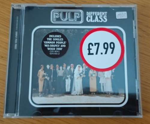 Pulp - Different Class CD/Album (European import) Ex/Ex