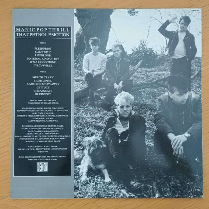 That Petrol Emotion - Manic Pop Thrill LP/Album (1986 UK import) VG+/VG+