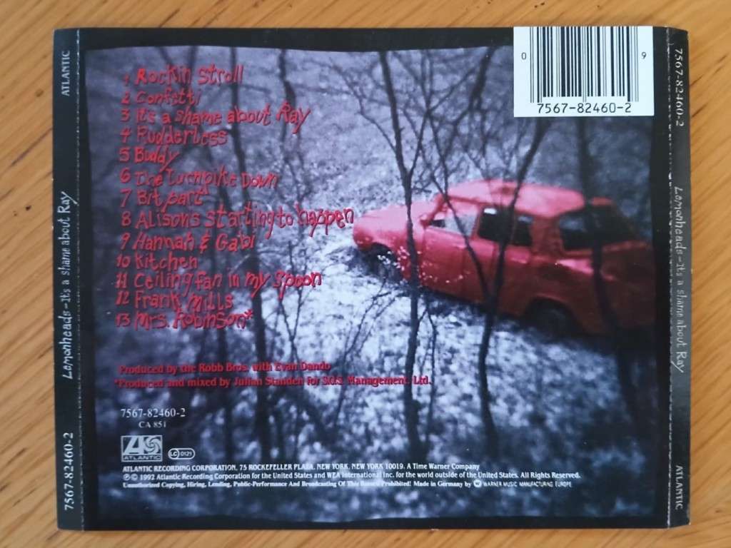 Lemonheads - It`s a Shame About Ray CD/Album (1992 European import) VG/VG+