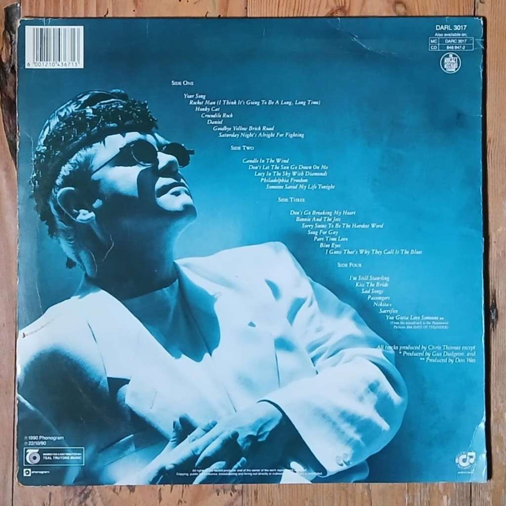 Elton John - The Very Best Of 2xLP/Comp. (1990 SA press) VG-/VG-/VG