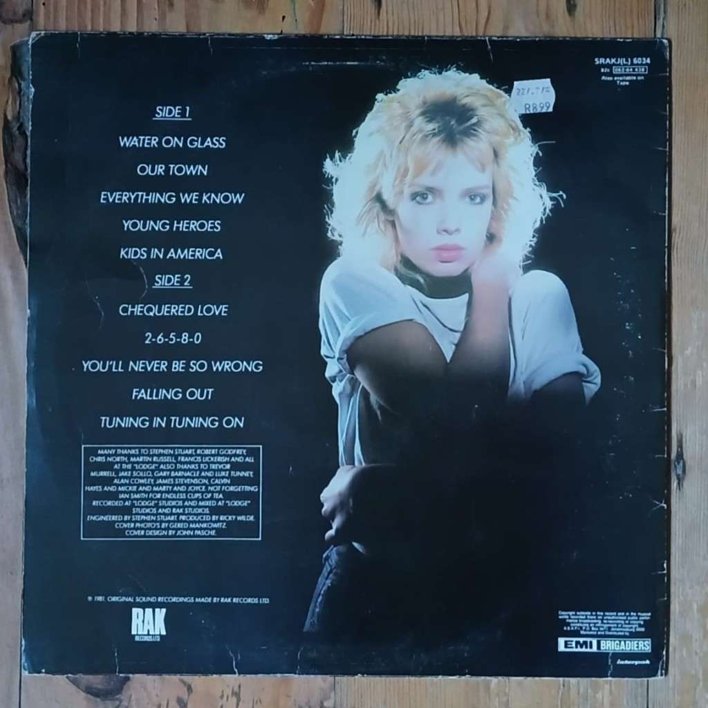 Kim Wilde (self-titled) LP/Album (1981 SA press) VG/VG
