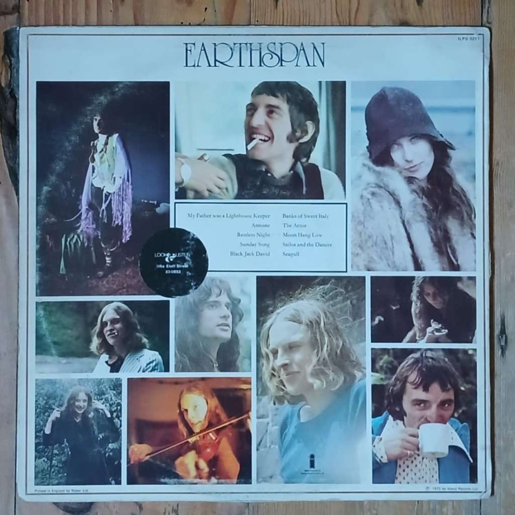 Incredible String Band - Earthspan LP/Album (1972 UK import) G+/VG