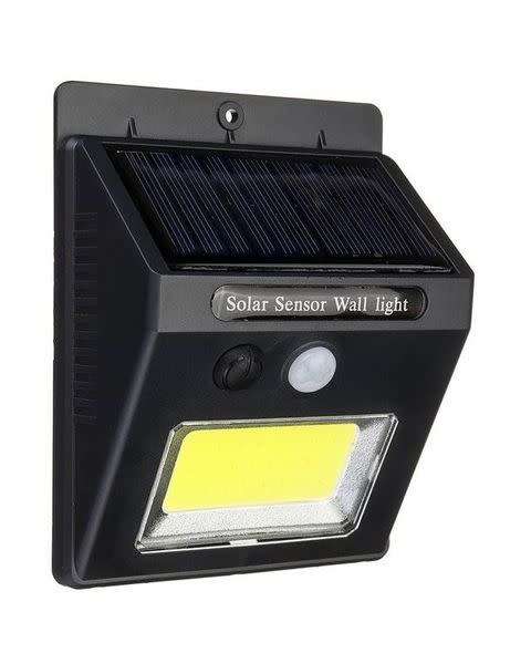 Solar Power Super Bright COB 24 LED PIR Motion Sensor Wall Light Outdoor