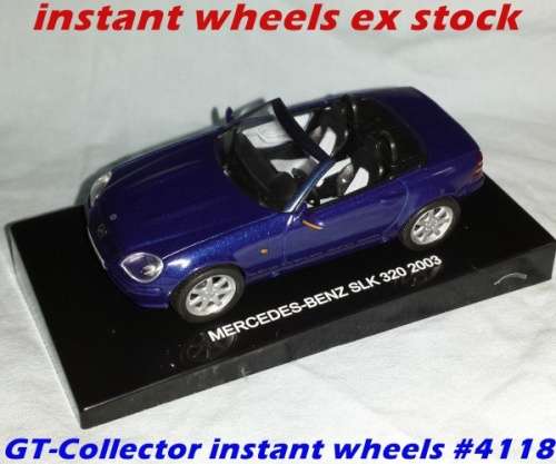 Mercedes Benz SLK 320 2003 deAgostini NEWinBlister FREE delivery #4118 instant wheels