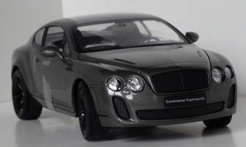 Bentley Continental Supersports 2013 dark grey 1/24 Welly NEW FREE delivery #2135 instant wheels