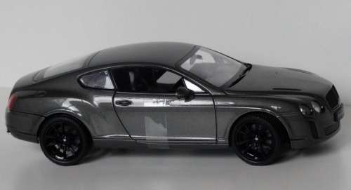 Bentley Continental Supersports 2013 dark grey 1/24 Welly NEW FREE delivery #2135 instant wheels