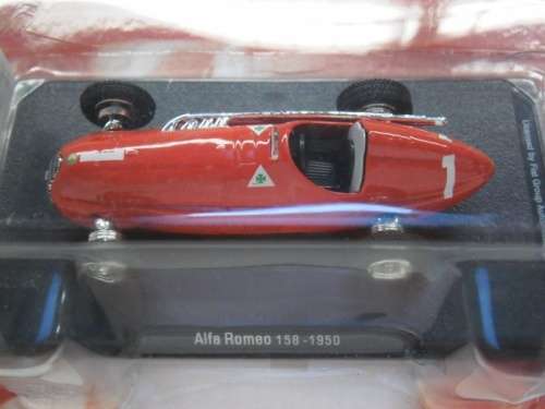 Alfa Romeo 158 no1 1950 F1 JuanManuelFangio NWEinBlister FREE delivery ex SA #4191 instant wheels