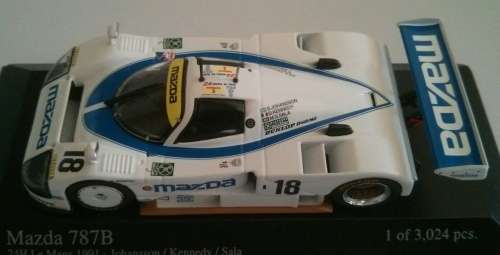 Mazda 787B #18 24h LeMans 1991 1/43 Minichamps NEW  #4231 instant wheels