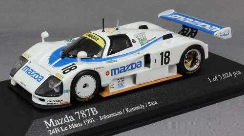 Mazda 787B #18 24h LeMans 1991 1/43 Minichamps NEW  #4231 instant wheels