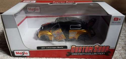 Volkswagen FAST beetle No.89 black+gold 1/24 Maisto NEW  #2014 instant wheels