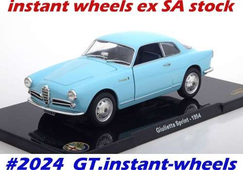 Alfa Romeo Giulietta Sprint 1954 IXO NEWinBlister FREE delivery ex SA stock #2024 instant wheels