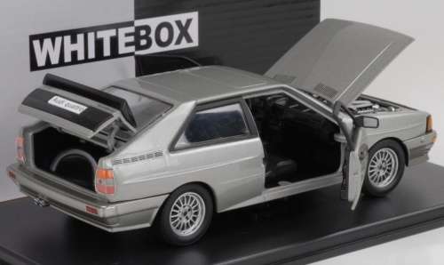 Audi Quattro 1986 silver WhiteBox NEW+boxed FREE delivery #2032 instant wheels