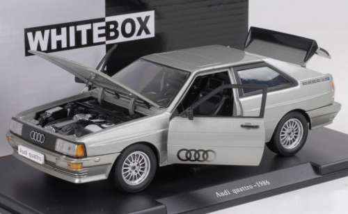 Audi Quattro 1986 silver WhiteBox NEW+boxed FREE delivery #2032 instant wheels