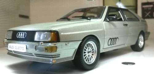 Audi Quattro 1986 silver WhiteBox NEW+boxed FREE delivery #2032 instant wheels
