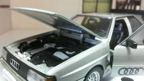 Audi Quattro 1986 silver WhiteBox NEW+boxed FREE delivery #2032 instant wheels