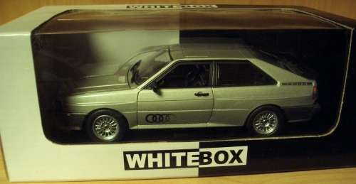 Audi Quattro 1986 silver WhiteBox NEW+boxed FREE delivery #2032 instant wheels