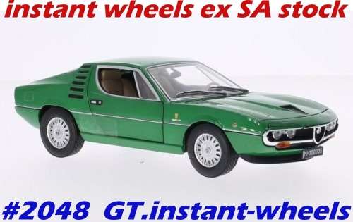 Alfa Romeo Montreal 1977 green-met 1/24 IXO NEW+boxed FREE delivery #2048 instant wheels