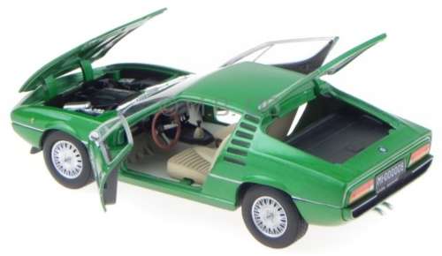 Alfa Romeo Montreal 1977 green-met 1/24 IXO NEW+boxed FREE delivery #2048 instant wheels