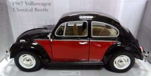 Volkswagen Beetle 1967 red+black NEW+boxed FREE delivery ex SA stock #2092 instant wheels