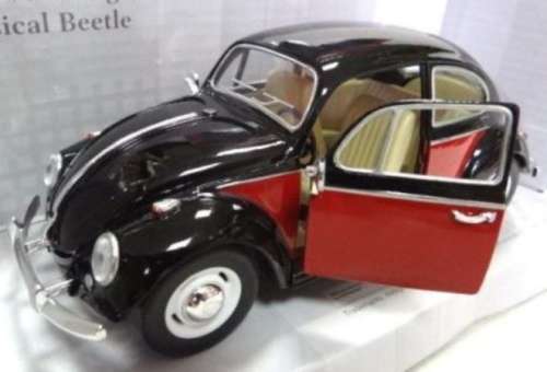 Volkswagen Beetle 1967 red+black NEW+boxed FREE delivery ex SA stock #2092 instant wheels