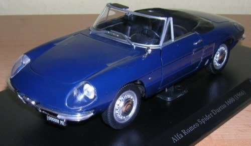 Alfa Romeo 1600 Spider duetto 1966 IXO NEWinBLISTER FREE delivery #2115 instant wheels