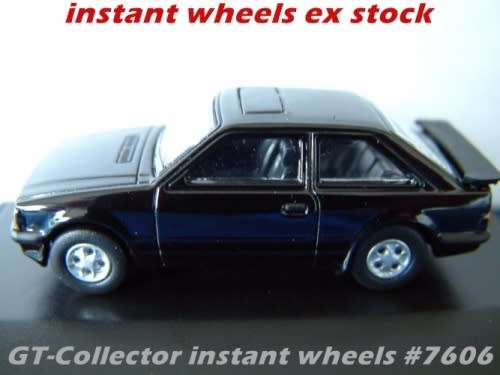 Ford Escort XR3i 1986 black 1/76 Oxford NEW+boxed  #7606 instant wheels