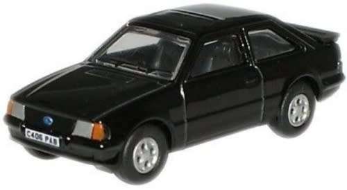 Ford Escort XR3i 1986 black 1/76 Oxford NEW+boxed  #7606 instant wheels