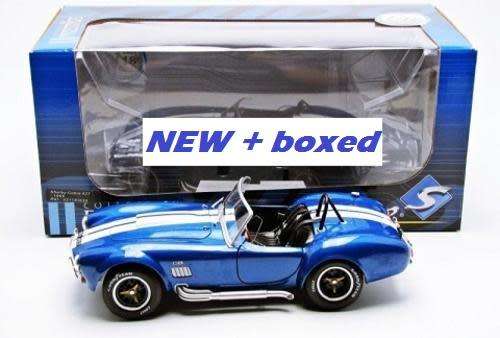 Shelby Cobra 427 SC blue+white 1965 Solido NEW, free shipping, #8006 instant wheels