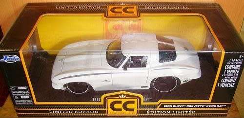 Chevrolet Corvette Stingray Tuning 1963 white Jada NEW FREEdelivery ex SA stock #8056 instant wheels