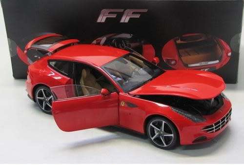 Ferrari FF 2011 red 1/18 HotWheels ELITE W1105 NEW rare+limited   #8058 instant wheels