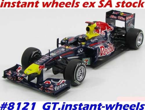RB7 Red Bull Racing F1 RB7 SVettel 2011 1/18 Minichamps NEW+boxed FREE shipping #8121 instant wheels