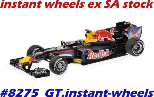 RB6 Red Bull Racing RB6 2010 SVettel Minichamps NEW  FREE delivery ex SA stock #8275 instant wheels