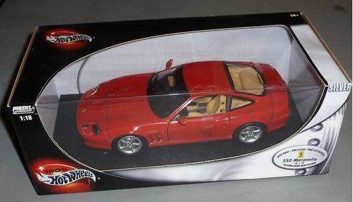 Ferrari 550 Maranello 1996 1/18 HotWheels NEW+boxed  #8534 instant wheels