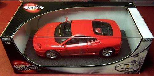 Ferrari 360 Modena 1999 1/18 HotWheels NEW+boxed FREE delivery ex SA stock #8535 instant wheels