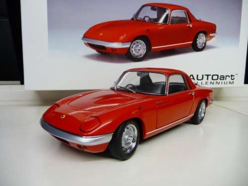 Lotus Elan S/E S3 1968 red, AUTOart, NEW+boxed, FREE delivery ex SA stock #8607 instant wheels