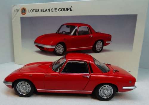 Lotus Elan S/E S3 1968 red, AUTOart, NEW+boxed, FREE delivery ex SA stock #8607 instant wheels